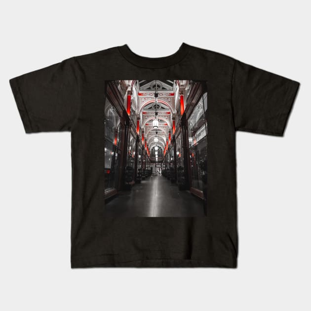 The Royal Arcade (Monochrome) - London Kids T-Shirt by Scala Ad Astra Forum